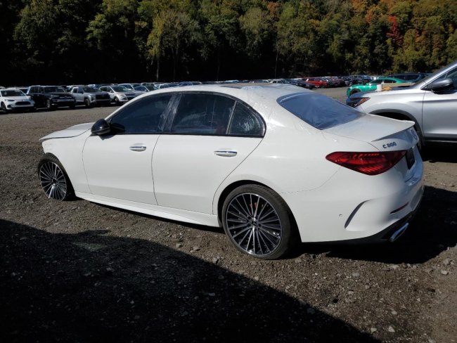 Salvage 2024 Mercedes-benz C 300  in White