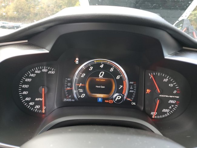 Salvage 2018 Chevrolet Corvette Stingray 1lt in White