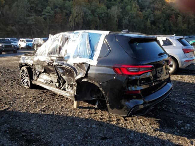 Salvage 2022 Bmw X5 M50i in Black