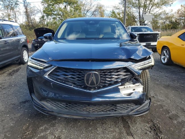 Salvage 2025 Acura Mdx  in Blue