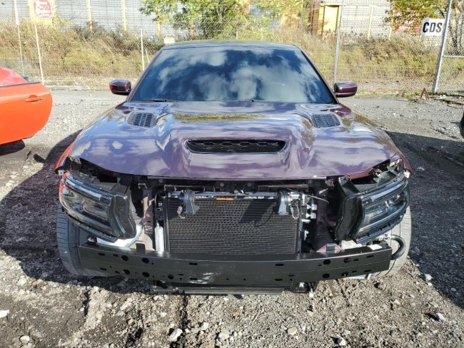 Salvage 2022 Dodge Charger  in Purple