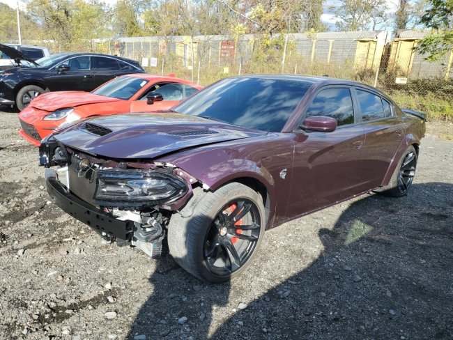 Salvage 2022 Dodge Charger  in Purple