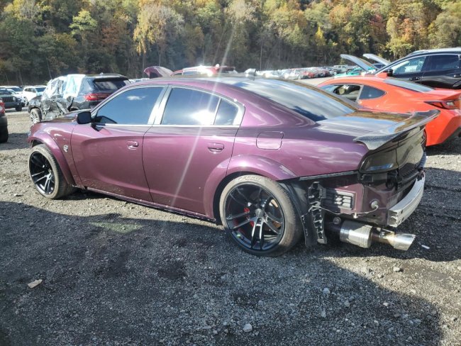 Salvage 2022 Dodge Charger  in Purple