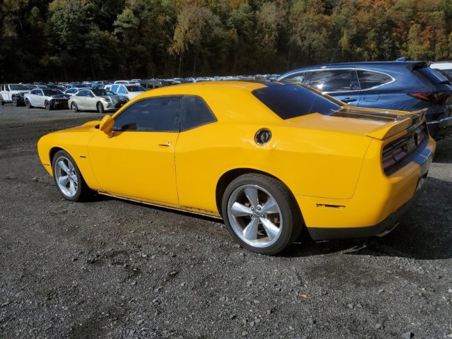 Salvage 2019 Dodge Challenger R/t in Yellow