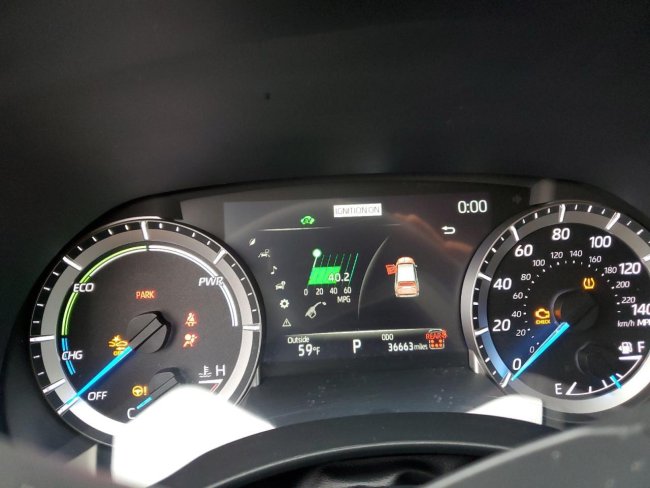Salvage 2024 Toyota Highlander Hybrid Xle in Black