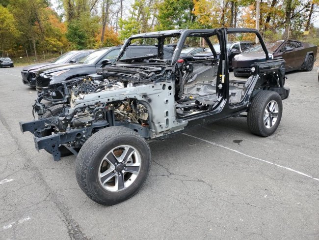 Salvage 2024 Jeep Wrangler Rubicon 4xe in Black