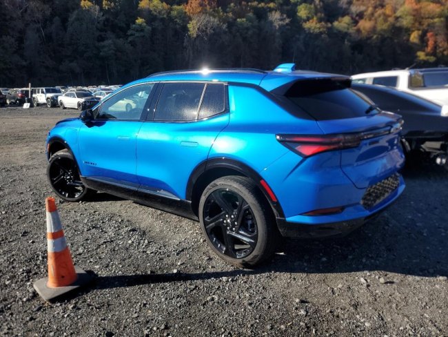 Salvage 2025 Chevrolet Equinox Rs in Blue
