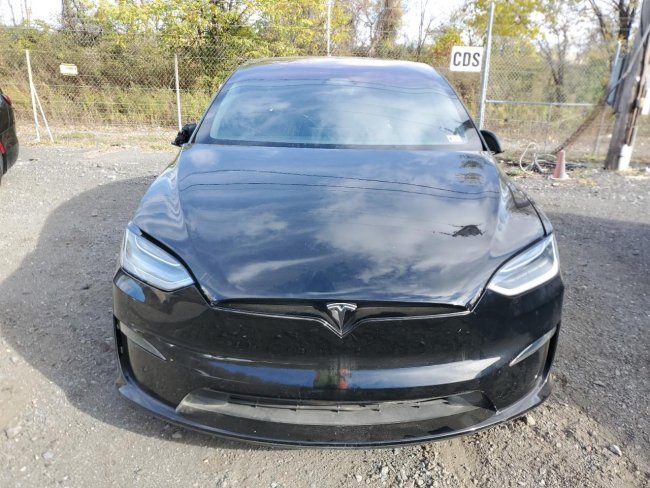 Salvage 2023 Tesla Model X Plaid in Черный