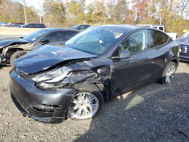 Salvage 2024 Tesla Model Y  in Серый