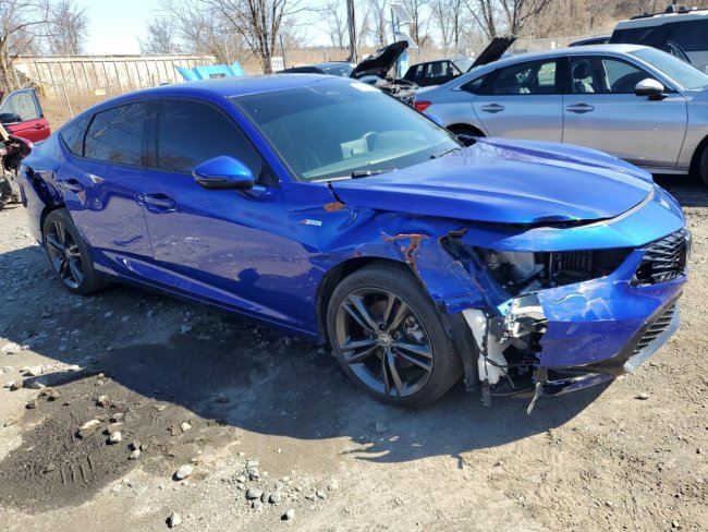 Salvage 2025 Acura Integra A-spec Tech in Blue