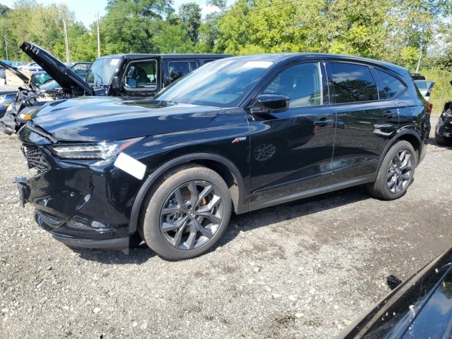 Salvage 2024 Acura Mdx A-spec in Black