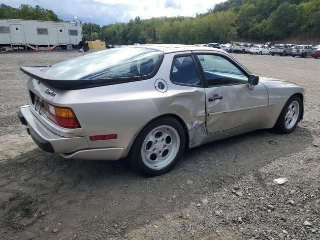 Salvage 1986 Porsche 944 Turbo in Brown