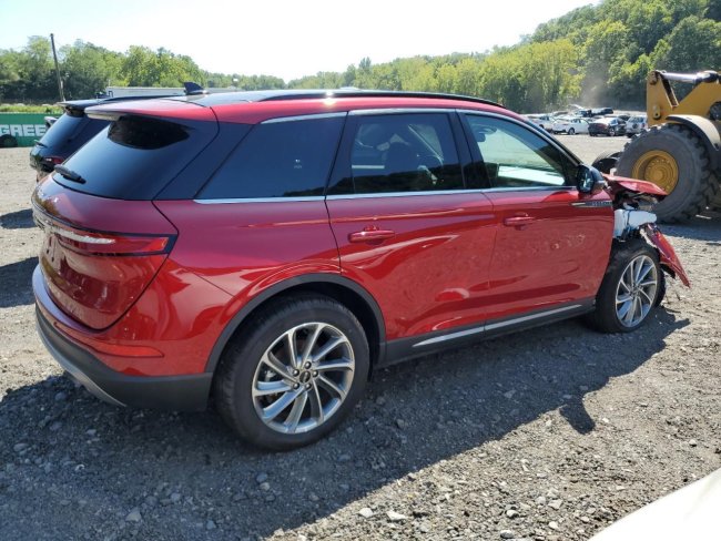 Salvage 2025 Lincoln Corsair Premiere in Burgundy