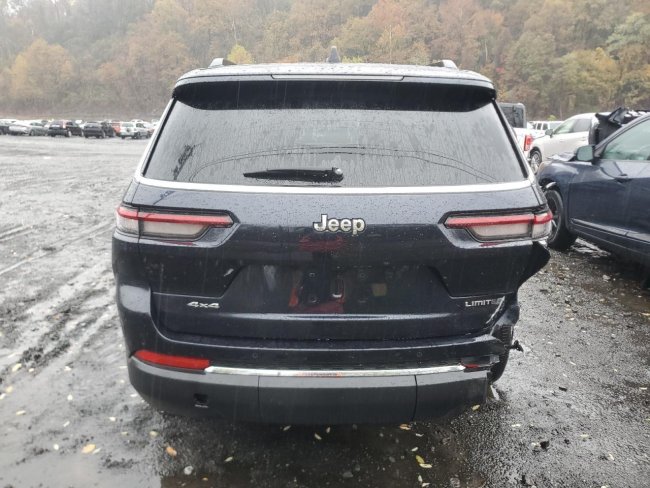 Salvage 2023 Jeep Grand Cherokee L Limited in Black
