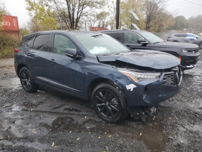 Salvage 2025 Acura Rdx  in Blue