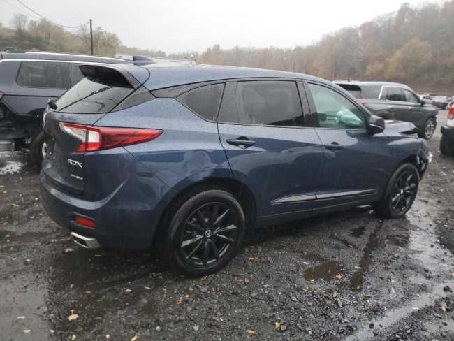 Salvage 2025 Acura Rdx  in Blue