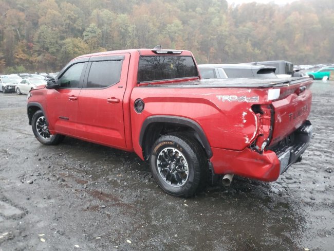 Salvage 2025 Toyota Tundra  in Red