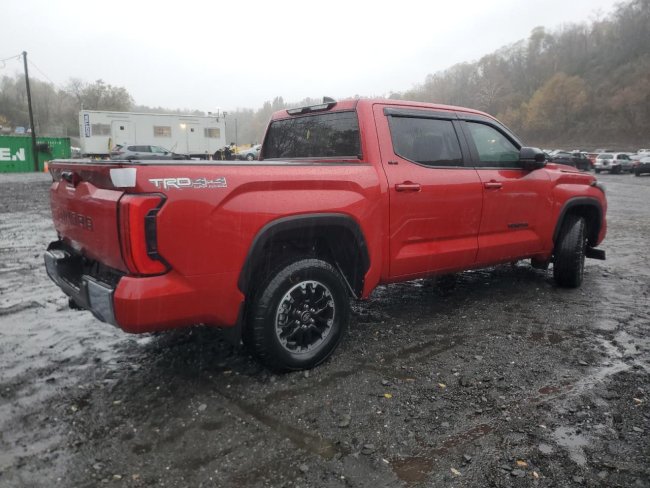 Salvage 2025 Toyota Tundra  in Red