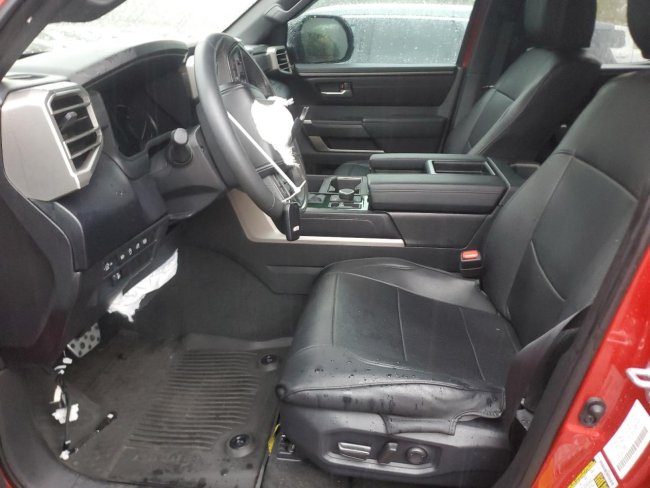 Salvage 2025 Toyota Tundra  in Red