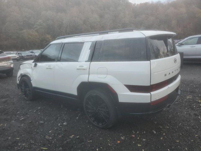 Salvage 2025 Hyundai Santa Fe Calligraphy in White
