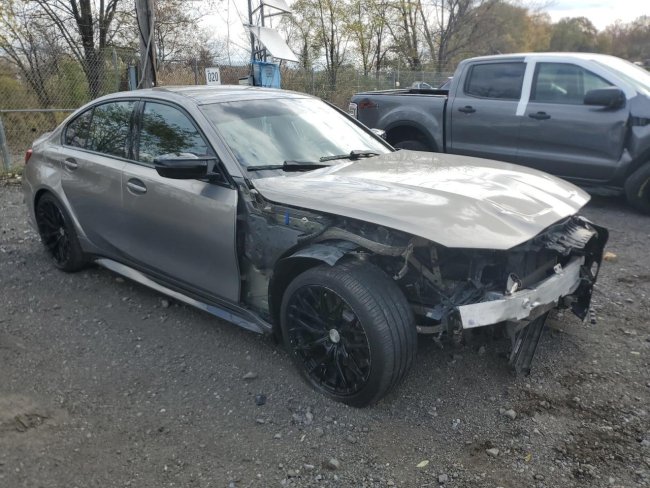 Salvage 2021 Bmw M3 Competition in Gray