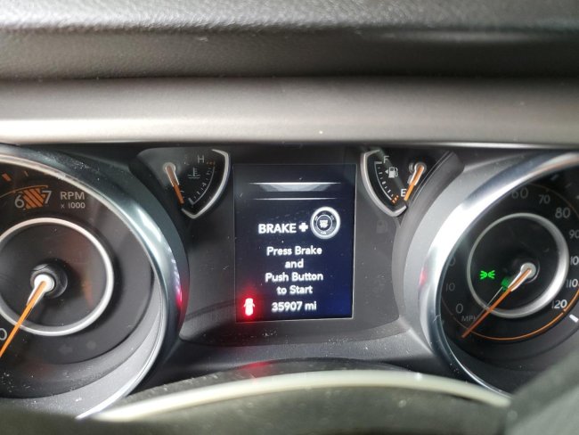 Salvage 2019 Jeep Wrangler Unlimited Sport in Yellow