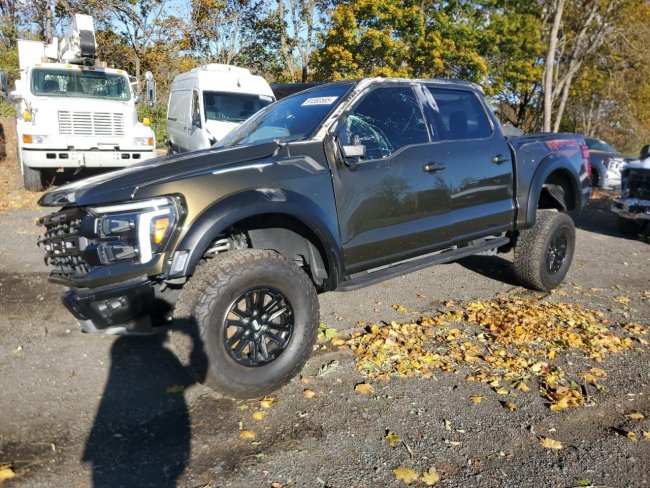 Salvage 2024 Ford F150 Raptor in Gray