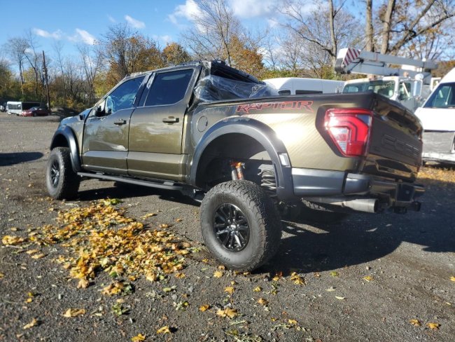 Salvage 2024 Ford F150 Raptor in Gray