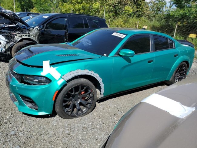 Salvage 2022 Dodge Charger Scat Pack in Green