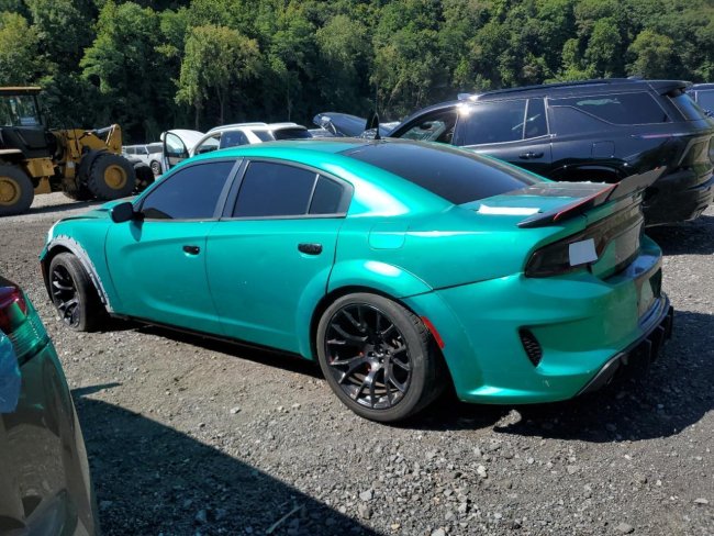 Salvage 2022 Dodge Charger Scat Pack in Green