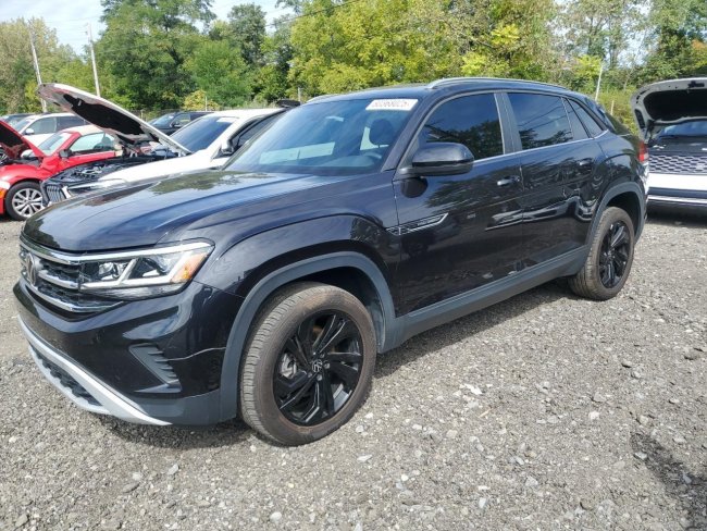 Salvage 2023 Volkswagen Atlas Cross Sport Se in Black