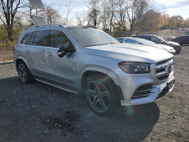 Salvage 2023 Mercedes-benz Gls 450 4matic in Серый