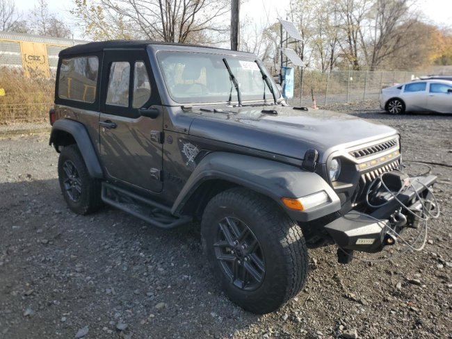 Salvage 2024 Jeep Wrangler Sport in Серый