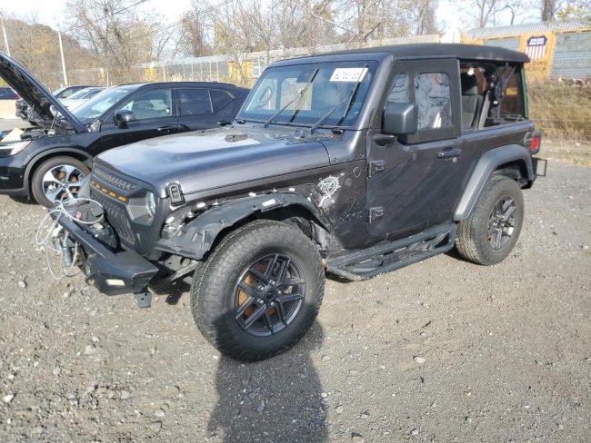 Salvage 2024 Jeep Wrangler Sport in Серый