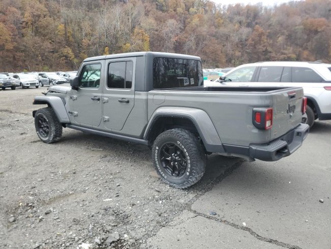 Salvage 2021 Jeep Gladiator Sport in Серый
