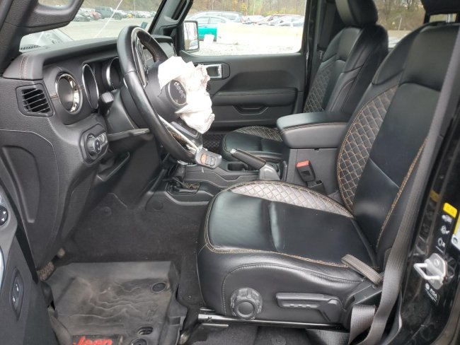 Salvage 2021 Jeep Gladiator Overland in Black