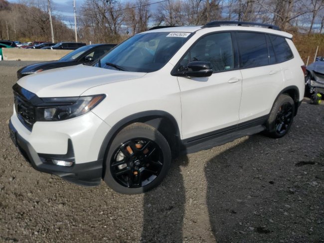 Salvage 2024 Honda Passport Black Edition in White