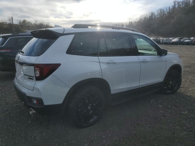 Salvage 2024 Honda Passport Black Edition in White
