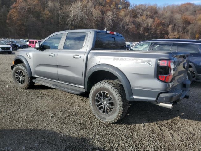 Salvage 2024 Ford Ranger Raptor in Gray