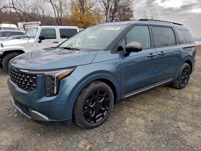 Salvage 2025 Kia Carnival Sx in Blue