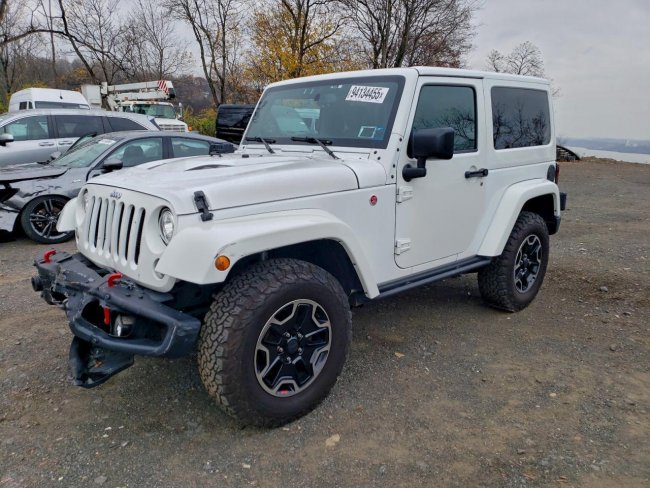 Salvage 2017 Jeep Wrangler Rubicon in White