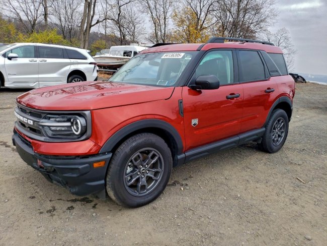 Salvage 2024 Ford Bronco Sport Big Bend in Burgundy