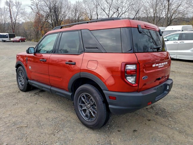Salvage 2024 Ford Bronco Sport Big Bend in Burgundy