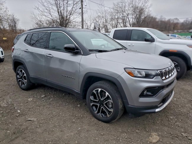 Salvage 2023 Jeep Compass Limited in Gray
