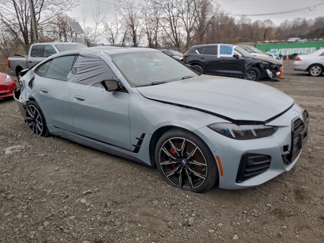 Salvage 2025 Bmw M440xi Gran Coupe in Gray