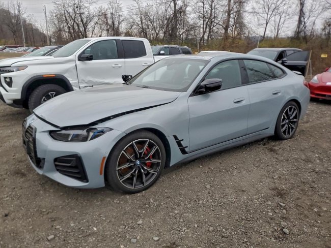 Salvage 2025 Bmw M440xi Gran Coupe in Gray