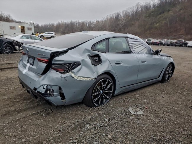 Salvage 2025 Bmw M440xi Gran Coupe in Gray