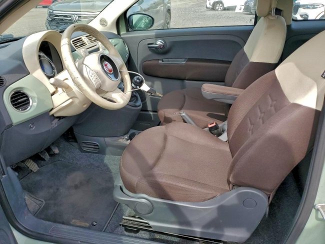 Salvage 2013 Fiat 500 Pop in Green