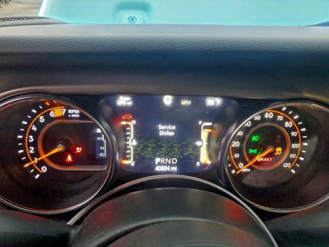 Salvage 2021 Jeep Wrangler Unlimited Sport in Blue