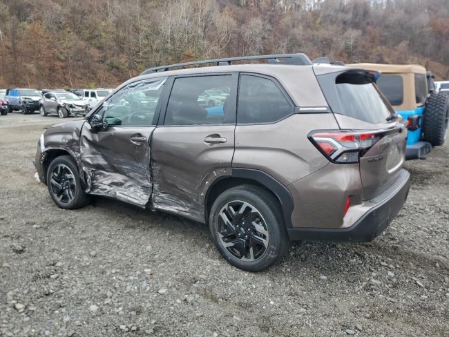 Salvage 2025 Subaru Forester Limited in Brown